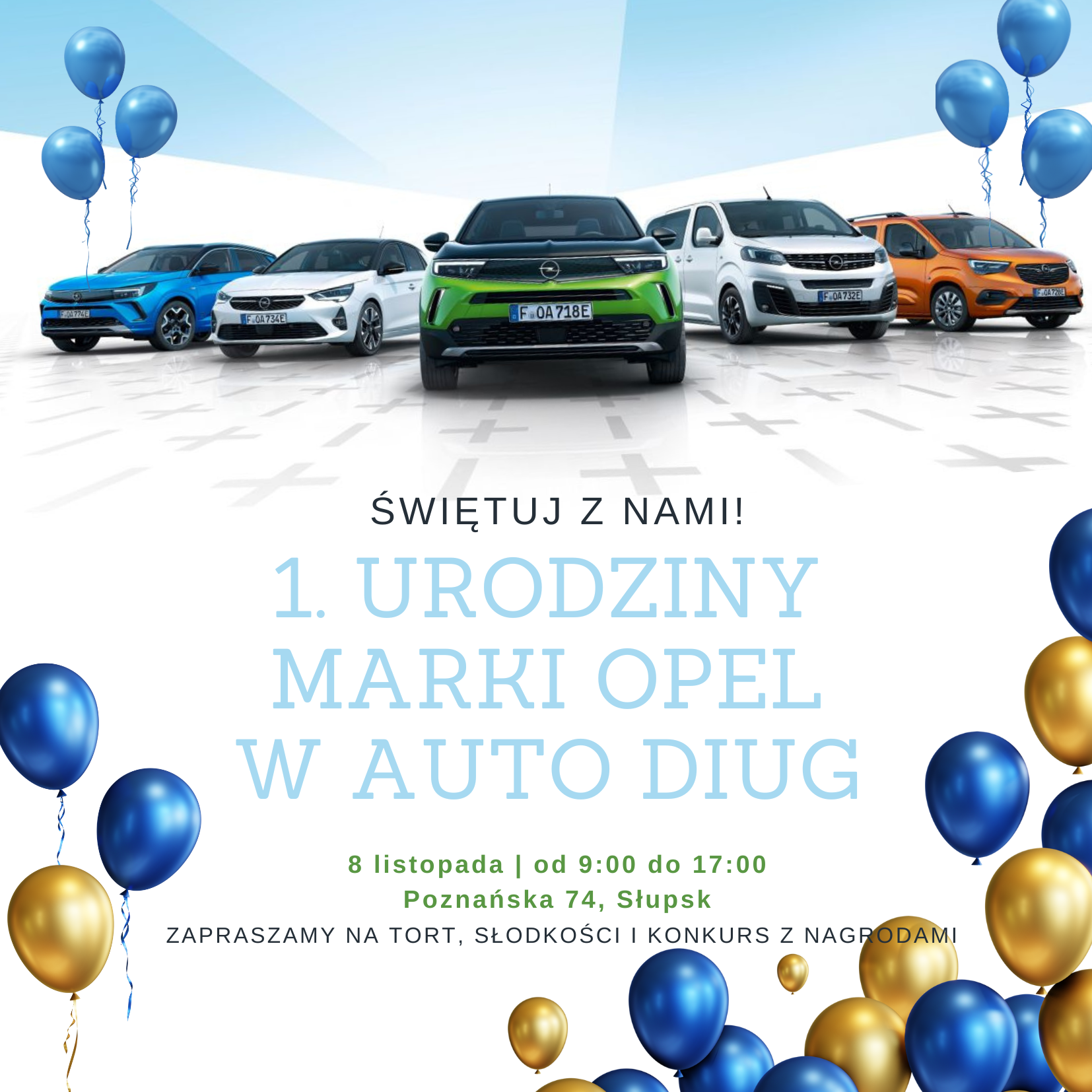 1. urodziny marki Opel w Salonie Auto Diug